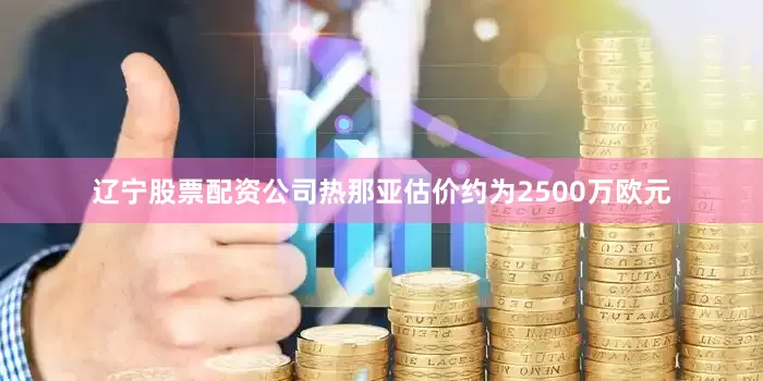 辽宁股票配资公司热那亚估价约为2500万欧元